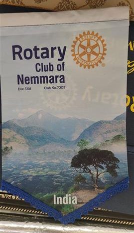  Flag Exchange with Rotary Club of Nemmara