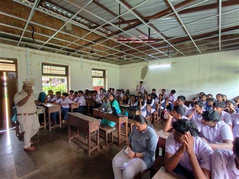  Road Safety Awareness Seminar at Khandola School